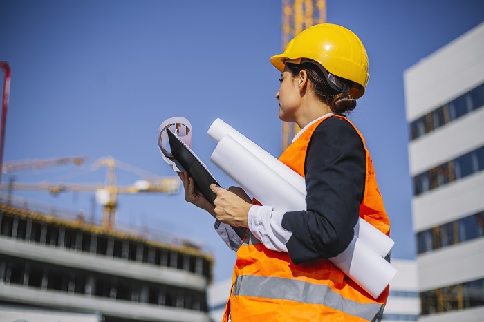 Young woman engineer